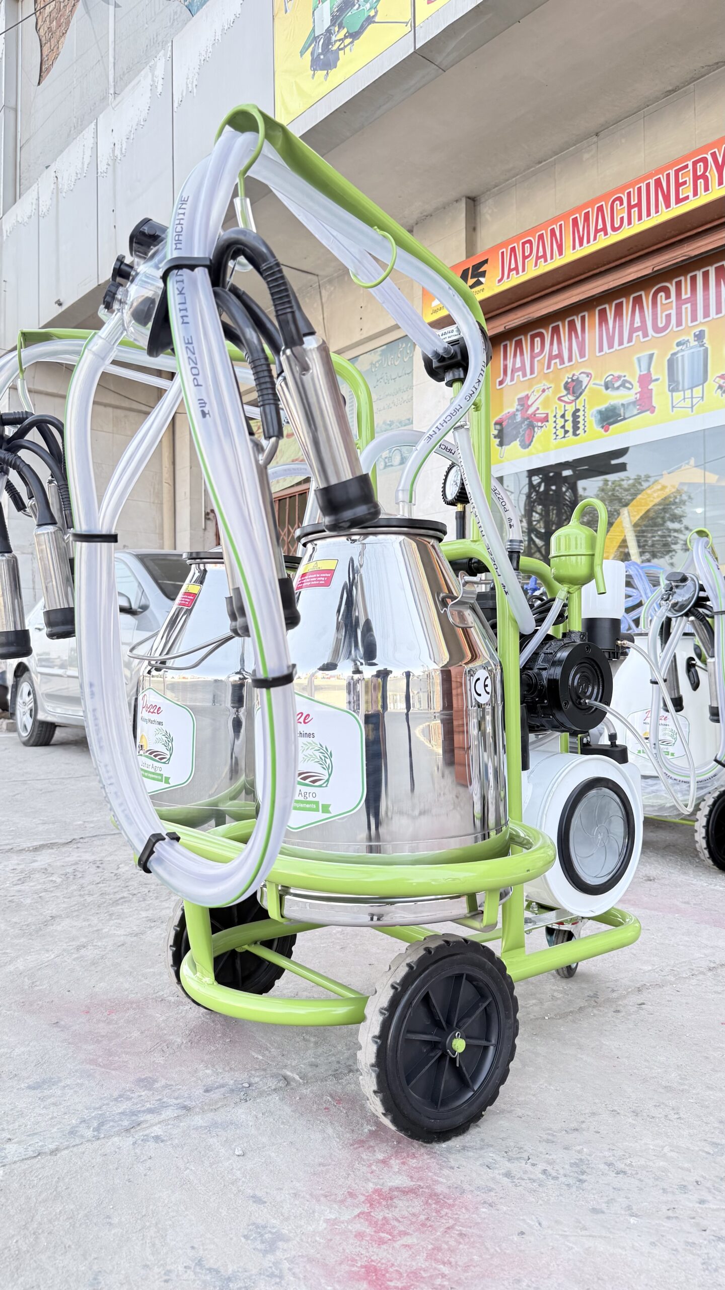 Milking Machine Double Bucket Double Cluster Pozze - Image 6